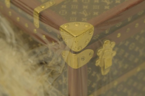 Authentic Louis Vuitton Monogram Luggage Paperweight Office Desk Collectible - Picture 11 of 16