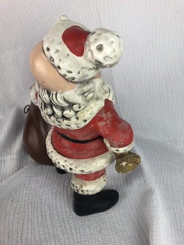RARE 1969 Crackpot Mold Hand Painted Music Box Santa One Of A Kind ! Christmas - Picture 10 of 12