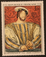 Timbre - FRANCE - Tableau Jean CLOUET - François 1er - 1967 - Neuf ** - YT1518