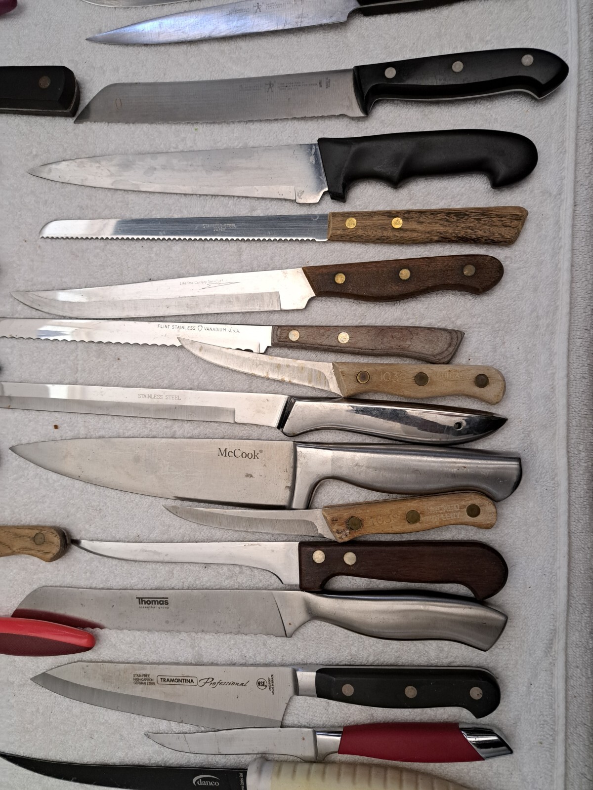 MASSAVE KITCHEN KNIFE LOT 60 PCS CHICAGO CURLERY HENCKEL + MORE RESALE LOT1 eBay