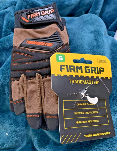 Guanto FIRM GRIP Trade Master Uomo Piccolo Marrone Durevole Tela Anatra Traspirante