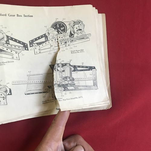 1927 Trumodel MANUAL OF INSTRUCTIONS NO 7 1/2 A. C. GILBERT Erector Set - Picture 8 of 10