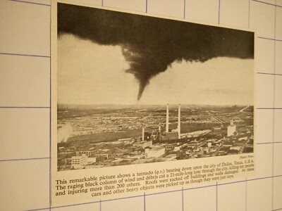 Tornado Lager auf Stadt Dallas Texas USA 