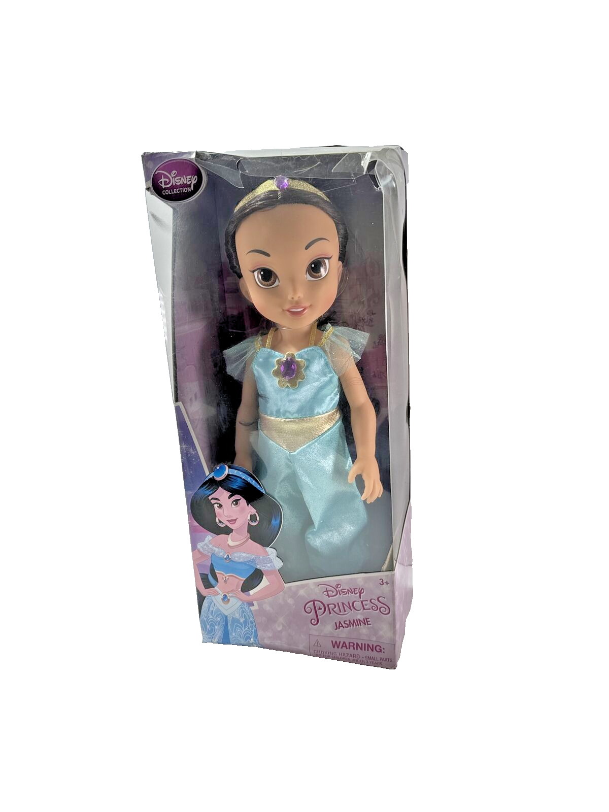 NEW OLD STOCK Disney Collection Princess Jasmine Toddler Doll 15" BOX DAMAGE