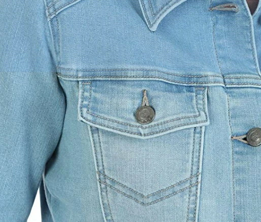 Riders by LEE Indigo Women's Stretch Denim Jacket - Inside Pockets
Opens in a new window or tab