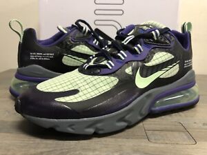 nike air max 270 react purple and green