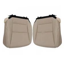 Front Both Side Bottom Leather Seat Cover Tan For Honda Accord Sedan 2013-2017