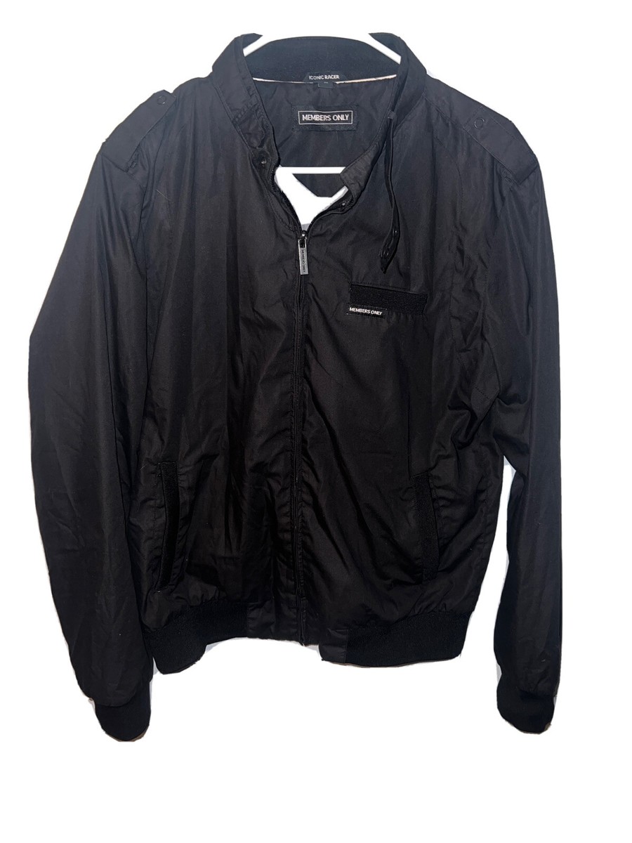 VINTAGE Members Only Jacket Mens90s Bomber Iconic Snowfall