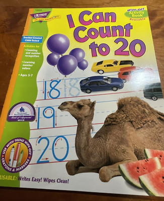 I Can Count to 20 Wipe Off Activity Book | eBay