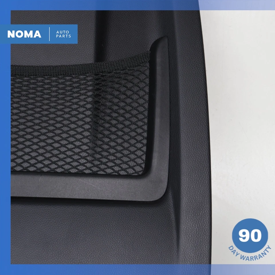 06-13 BMW E90 330i 128i Cubierta del panel trasero del asiento lateral izquierdo o derecho negro OEM Foto 3 de 4