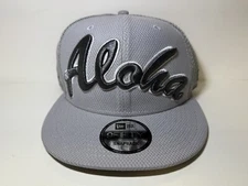 Fitted Hawaii New Era 9Fifty Gray Aloha Diamond Tech SnapBack New Ds Sold Out