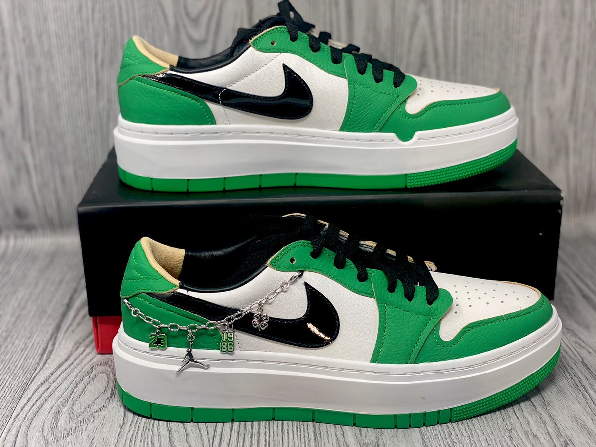 Nike Air Jordan 1 Elevate Low SE Lucky Green White Black Nike Air Jordan 1 Elevate Low SE Lucky Green White Black