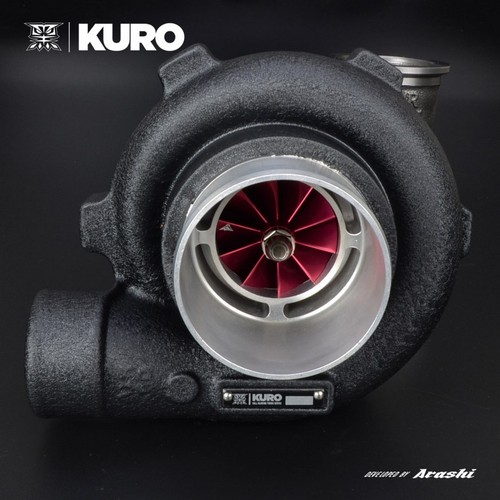 KURO Billet Ceramic Ball Bearing Turbo 3" GTX2860R 0.57 A/R V-Band 400 HP - Picture 2 of 5