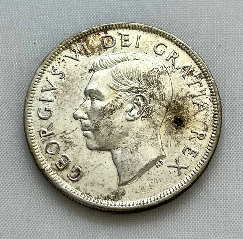 1952 Canada George VI Silver Dollar BU