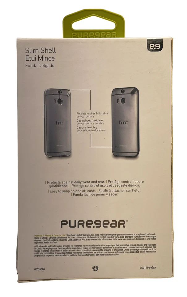 Funda delgada Puregear para el nuevo HTC ONE - transparente Foto 2 de 4