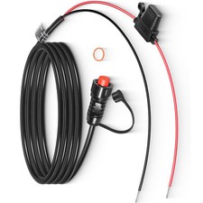 Cavo di alimentazione filettato 6 piedi 2 pin per Garmin GLS 10 Sonar, GPSMAP, GSD LiveScope
