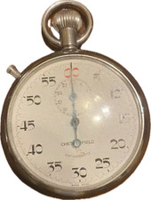Antique Swiss Chesterfield Mechanical Manual Winding Stopwatch Part/Repair 