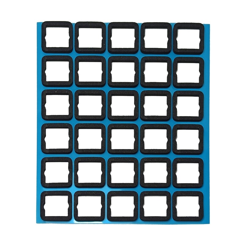 120pcs Mechanical Keyboard Pad Single Film Foam Position Sticker for Enhanced Typing Comfort and Noise Reduction