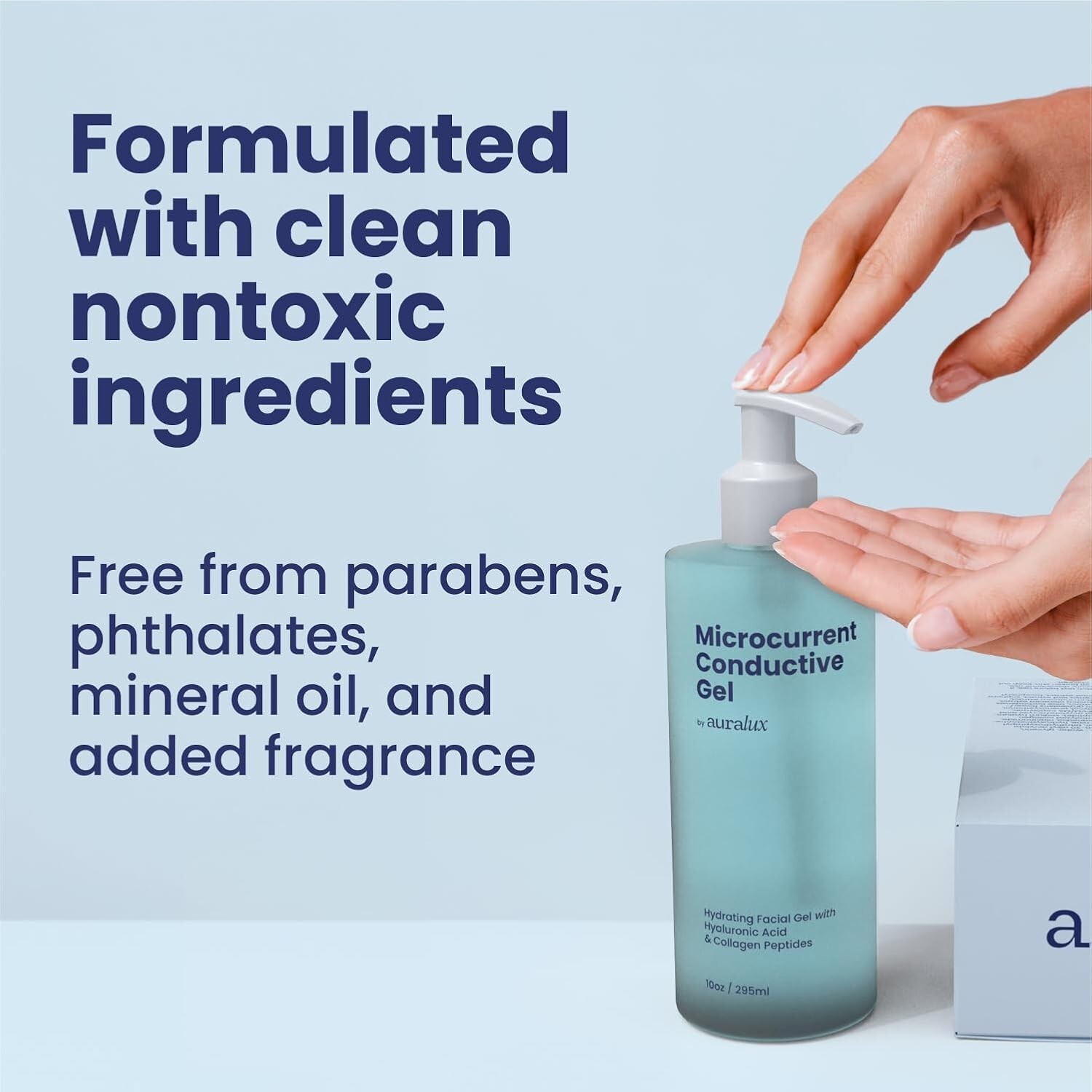 10Oz Conductive Gel for Microcurrent Devices - Collagen Peptides & Hyaluronic...