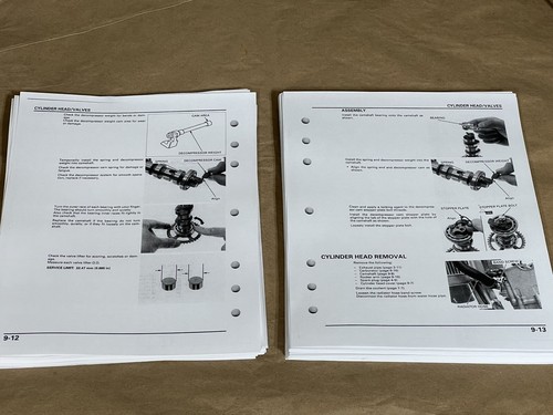 Manual de reparación de taller de servicio oficial impreso Honda CRF250R CRF250 R 2004-2009 - Imagen 3 de 3