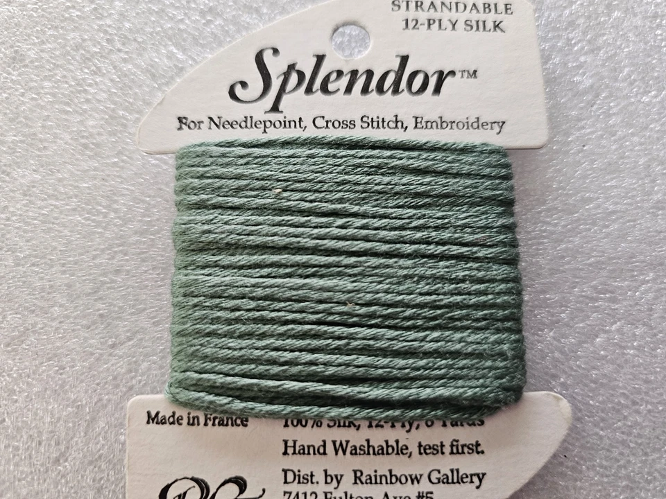 Rainbow Gallery RG Splendor 12 camadas fio de seda encalhável 8 jardas #S837 - Imagem 2 de 4