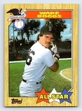1987 Topps #608 Wade Boggs All-Star