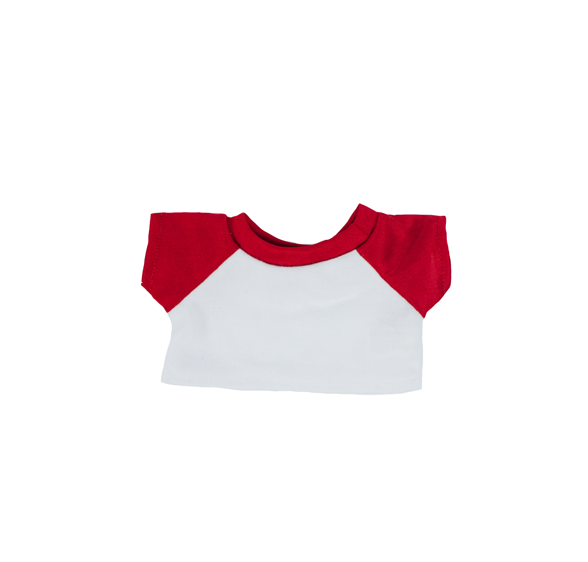 White & Red T-Shirt for 14-18'' Build-a-Bear & Plush Toys - Stylish & Versatile