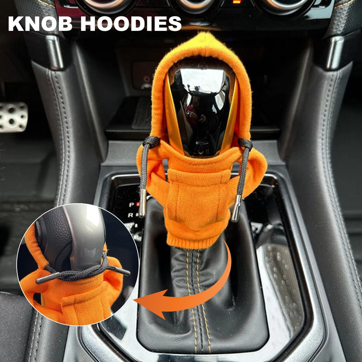 Car Shift Knob Hoodie Cover Funny Gear Shift Knob Shirt Sweater Auto  Interior