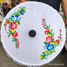 Thai Umbrella cotton Bosang handmade s. 10,12" style Lanna received 5 pieces 