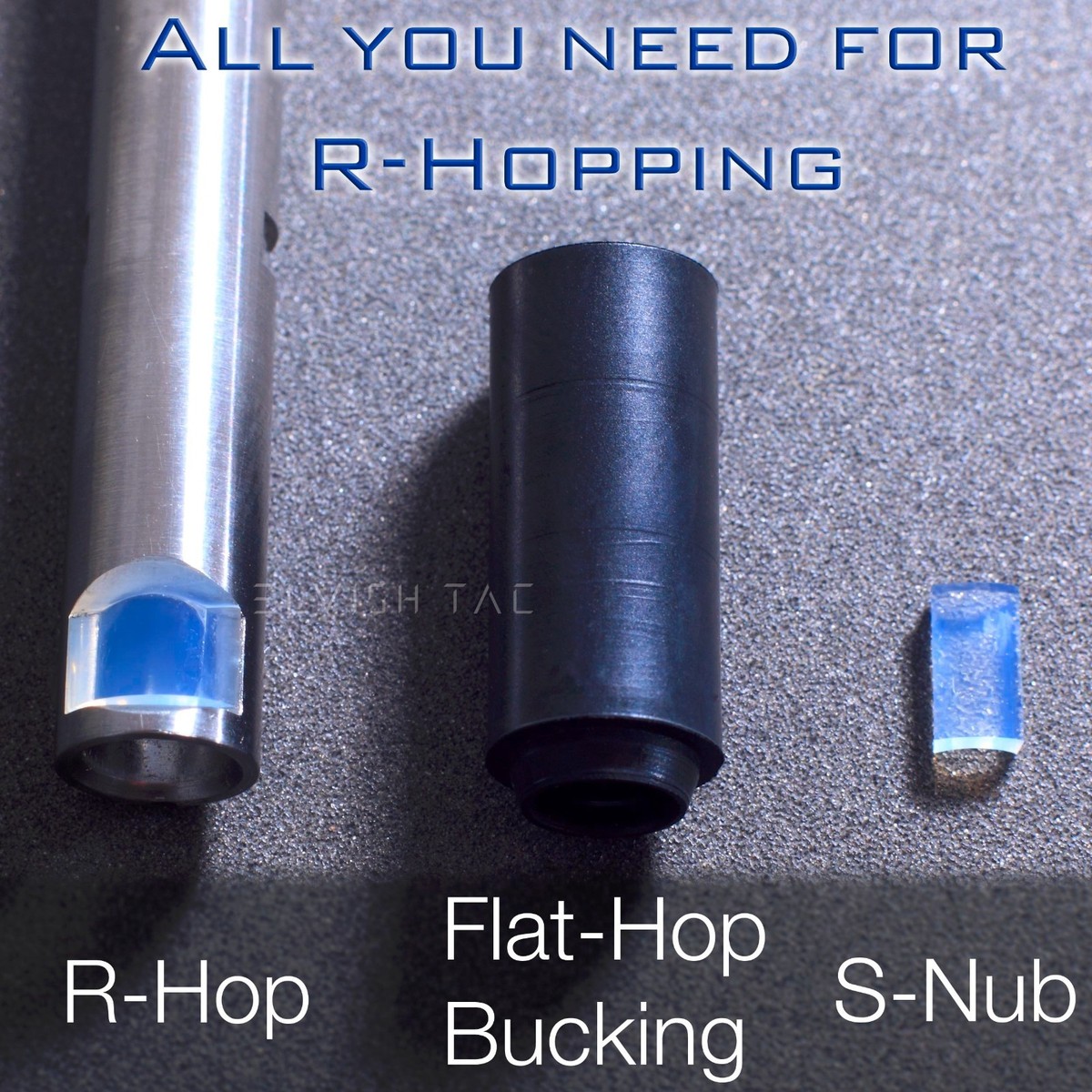 R-Hop + Modify Baton Flat-Hop Bucking Hard Type + S-Nub Airsoft