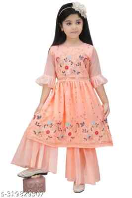 New Indian Traditional Pretty Stylish Girls Trendy Churidar Set Kurtis  Kurtas