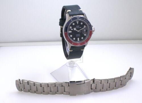 Glycine Combat Divers Blue Pepsi Bezel GL0196 Herrenuhr - Bild 4 von 9
