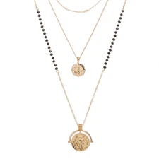 SEXY SPARKLES Multilayer Layered Layer Long Necklaces Chain for Womens Jewelry