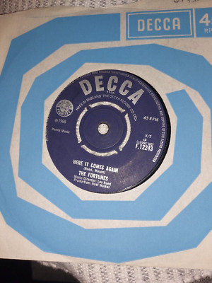 FORTUNES HERE IT COMES AGAIN / THINGS I SHOULD HAVE KNOWN DECCA EXCELLENT