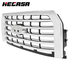 For Ford F-150 2015-2017 ABS Chrome Front Upper Bumper Grille #FL3Z-8200-EA