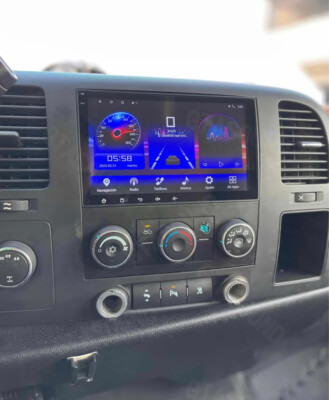 For GMC Sierra 2007-2013 Android 13 CarPlay 8'' Car Radio Stereo GPS WIFI FM BT