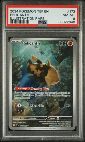 Relicanth graded PSA 8 for sale on eBay