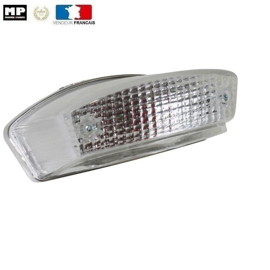 Feu arrière transparent Derbi Senda avec cabochon cristal haute luminosité