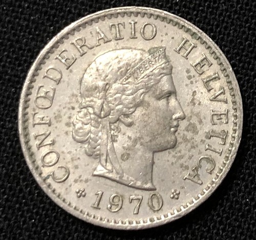 Switzerland 5 Rappen 1970. World Coin. Combined Shipping Available - Picture 2 of 4