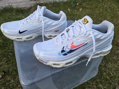Nike Air Max Plus TN III 3 Größe 43 Weiß FJ4225-100 Original Quadruple Swoosh