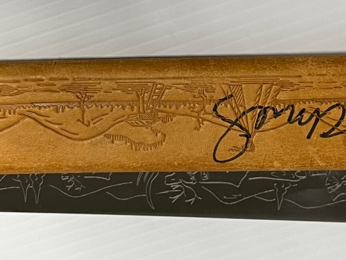 J MARTINNII/CHARLIE DANIELS LAPINLEUKA KNIFE SHEATH SIGNED BY CHARLIE DANIELS - Picture 14 of 17