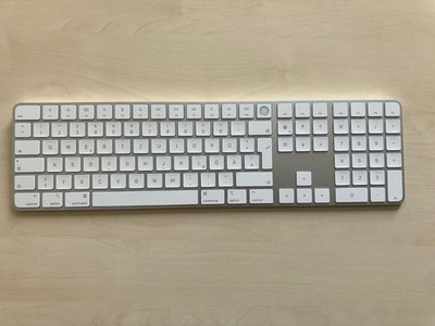 ++ Apple Magic Keyboard Bluetooth Tastatur mit Touch ID ++ Deutsch (A2520) ++