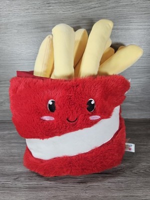 Smoochy Pals Fast Food Pommes Frites 15 Zoll kuschelig Plüsch weich starr Eimer