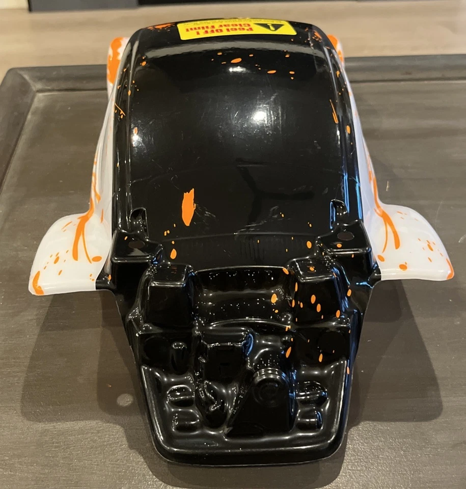 Custom Bug Body Orange Shell for HPI Savage Flux HP 1/8 VW Baja Beetle - Image 4 of 4