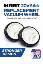 Hart 20V Stick Vacuum Replacement Wheel HPSV50B HPSV50 Heavy Duty - snap-in