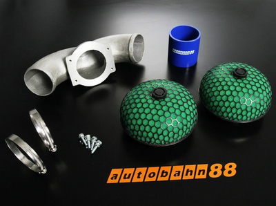 Fit Nissan Fairlady Z32 300ZX Twin Turbo Dual Air Intake Induction