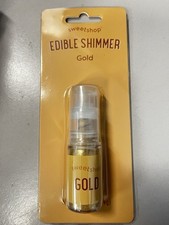 Sweetshop Jadalny złoty połyskujący pył z pompką 0,14 uncji Rzemiosło spożywcze Nowy zapieczętowany