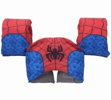 SWIMWAYS MARVEL SPIDER-MAN SWIM TRAINER UNISEX , FOR KIDS 33-55LBS - BLUE/RED