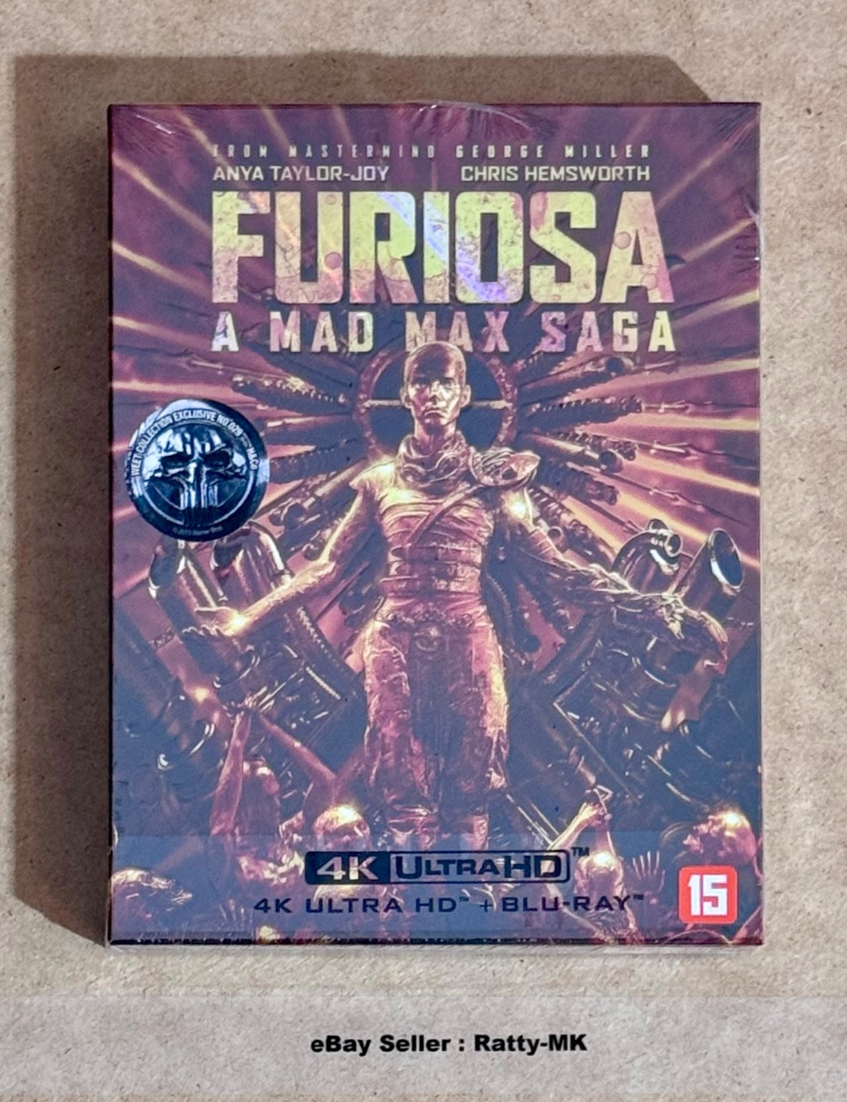 FURIOSA: A MAD MAX SAGA - WEET COLLECTION 4K + BLU RAY STEELBOOK - NEW (A1)