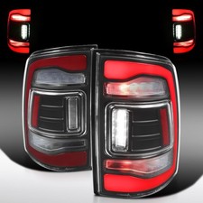 Compatible with 2013-2018 Ram 1500 2500 3500, Black Sequential Tail Lights w/...